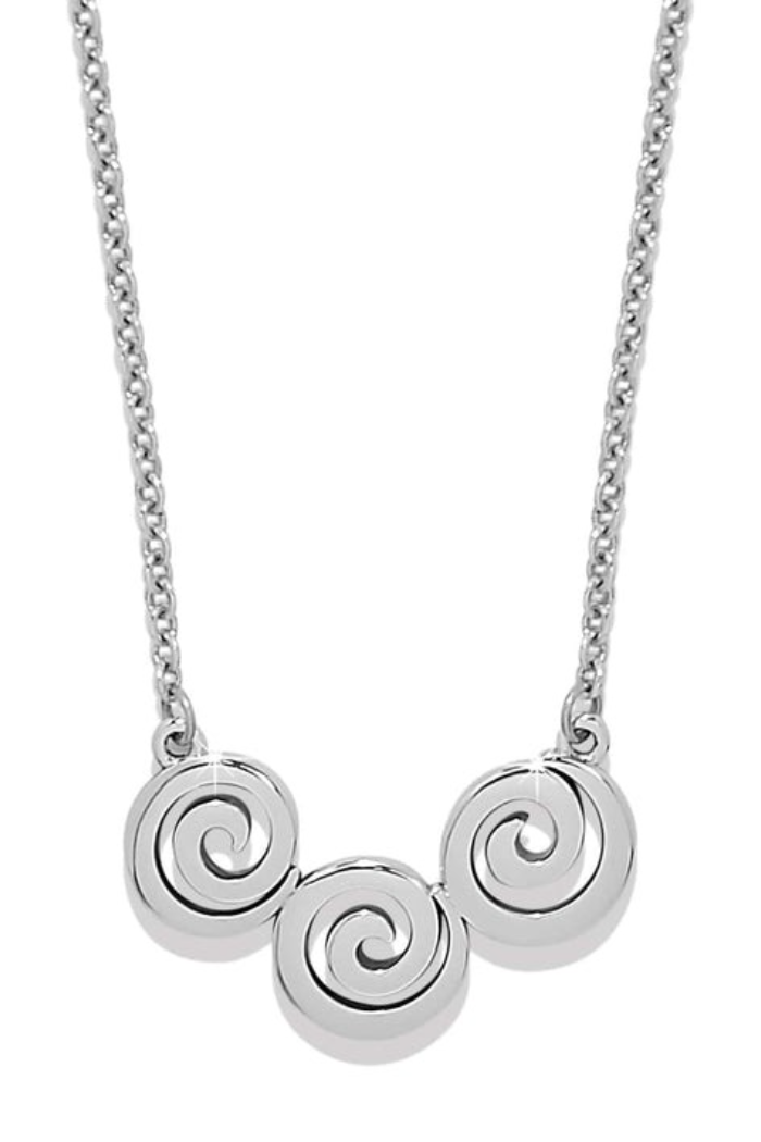 Vertigo Spiral Trio Necklace