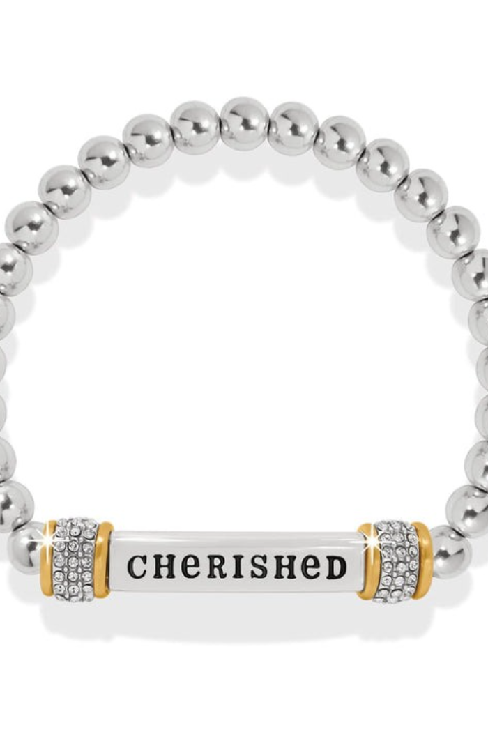 Meridian Cherished Two Tone Stretch Bracelet
