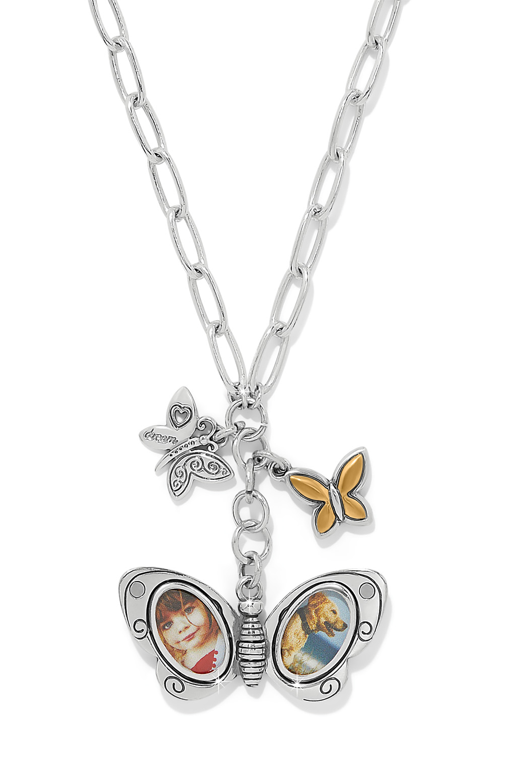 Forever Butterfly Locket Necklace