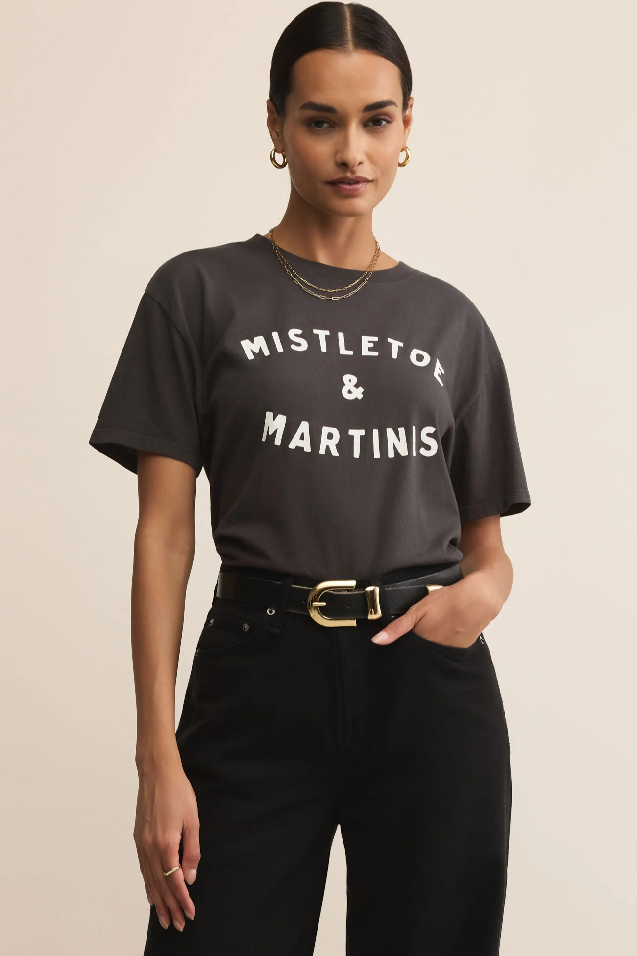 Mistletoe Boyfriend Tee