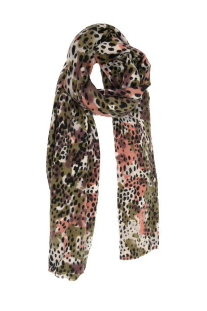 Multi Camo Cheeta Scarf