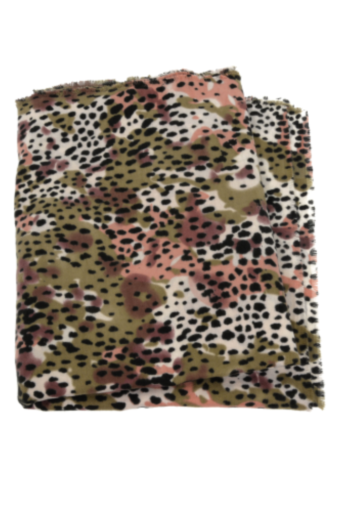 Multi Camo Cheeta Scarf
