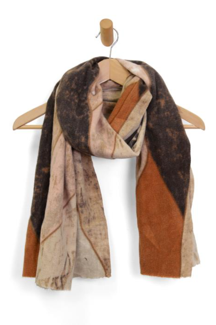 Russet waves of Comfort Scarf