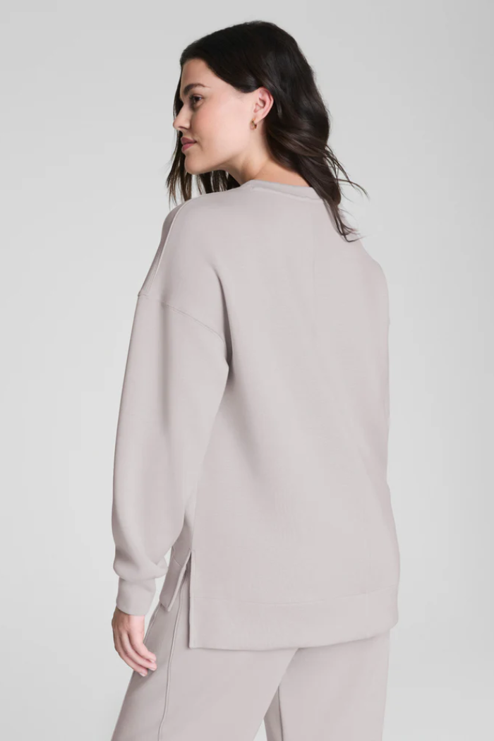 Sweatshirt Women crewneck long sleeve drop shoulder