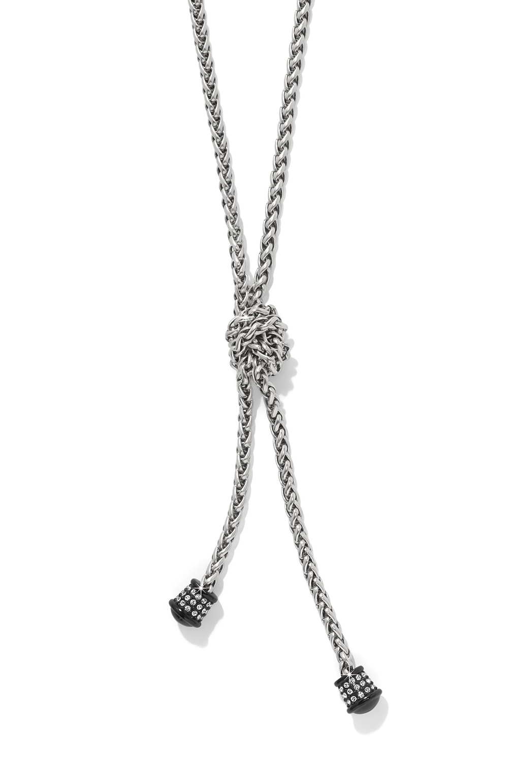Meridian Ventus Black Y Necklace