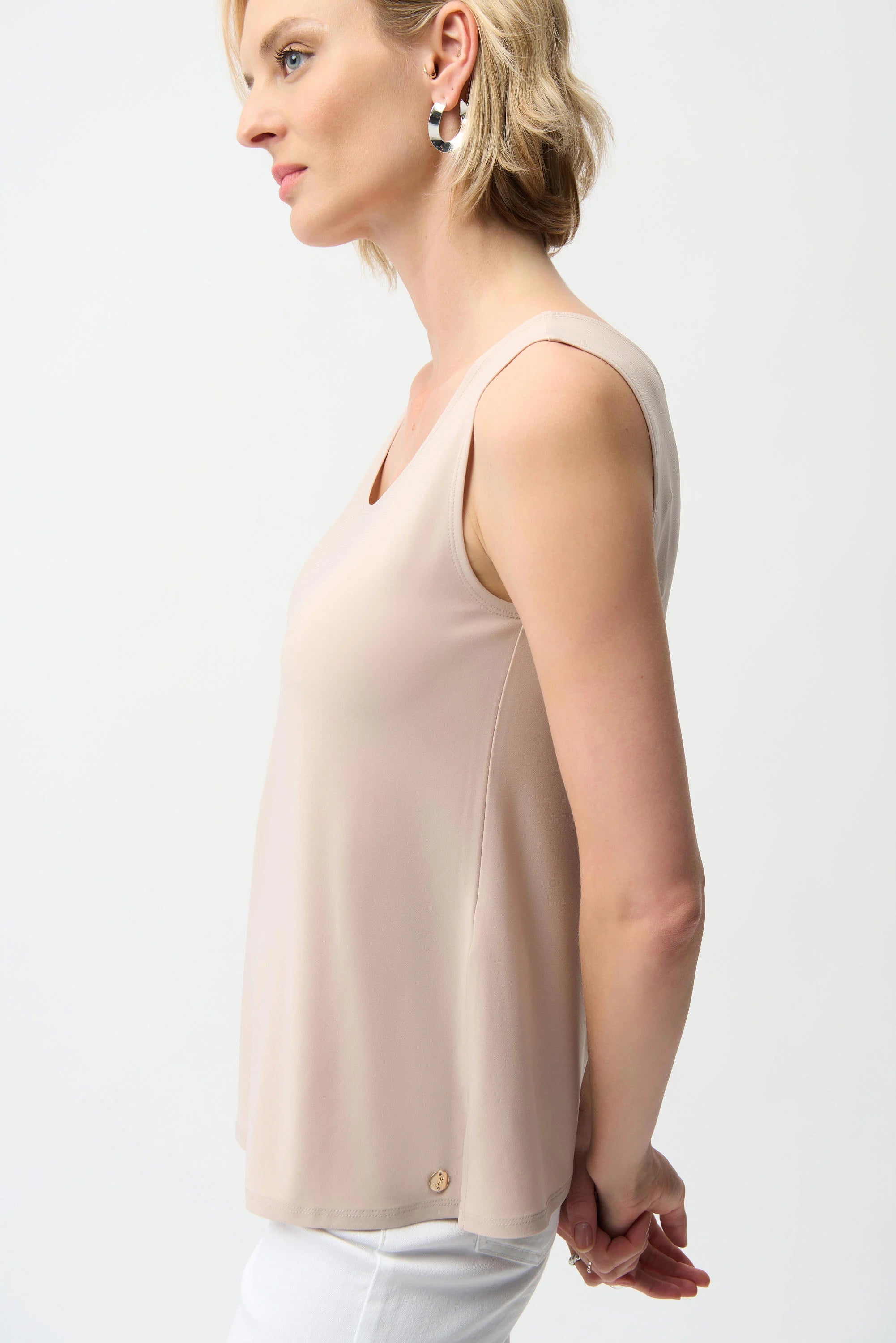Silky Knit Scoop Neck
