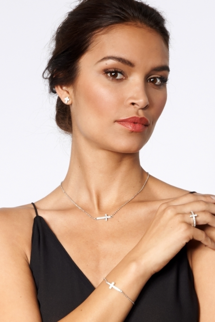 Starry Night Cross Necklac