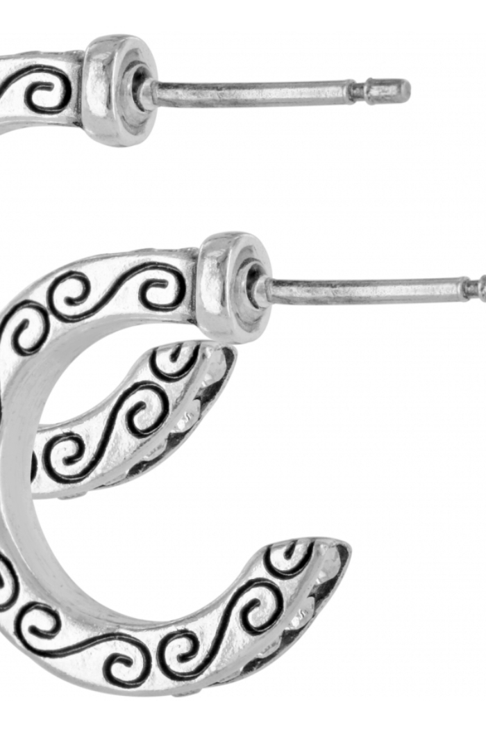 Secret Of Love Mini Hoop Earrings