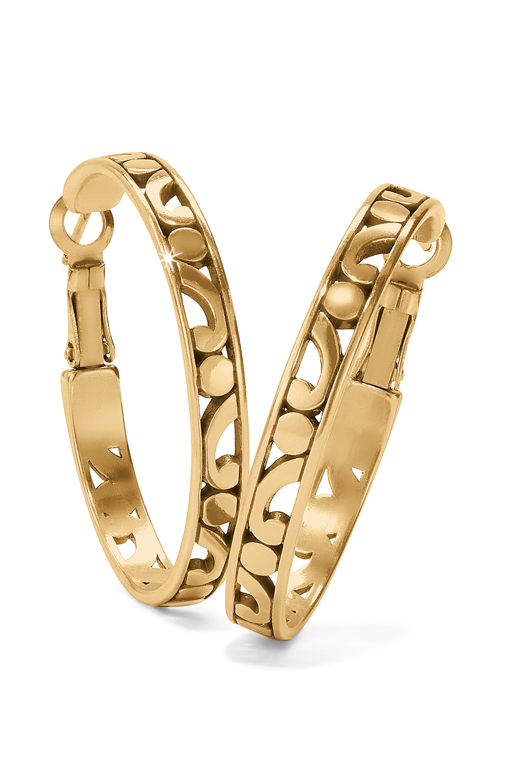 Contempo Medium Hoop Earrings