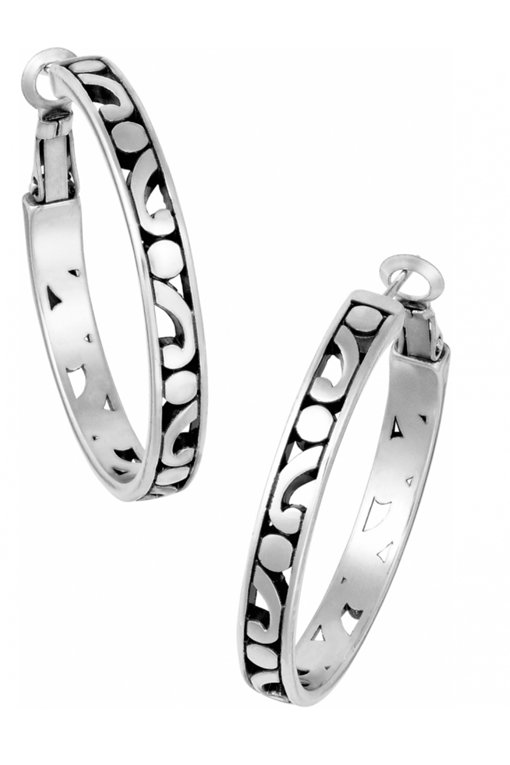 Contempo Medium Hoop Earrings