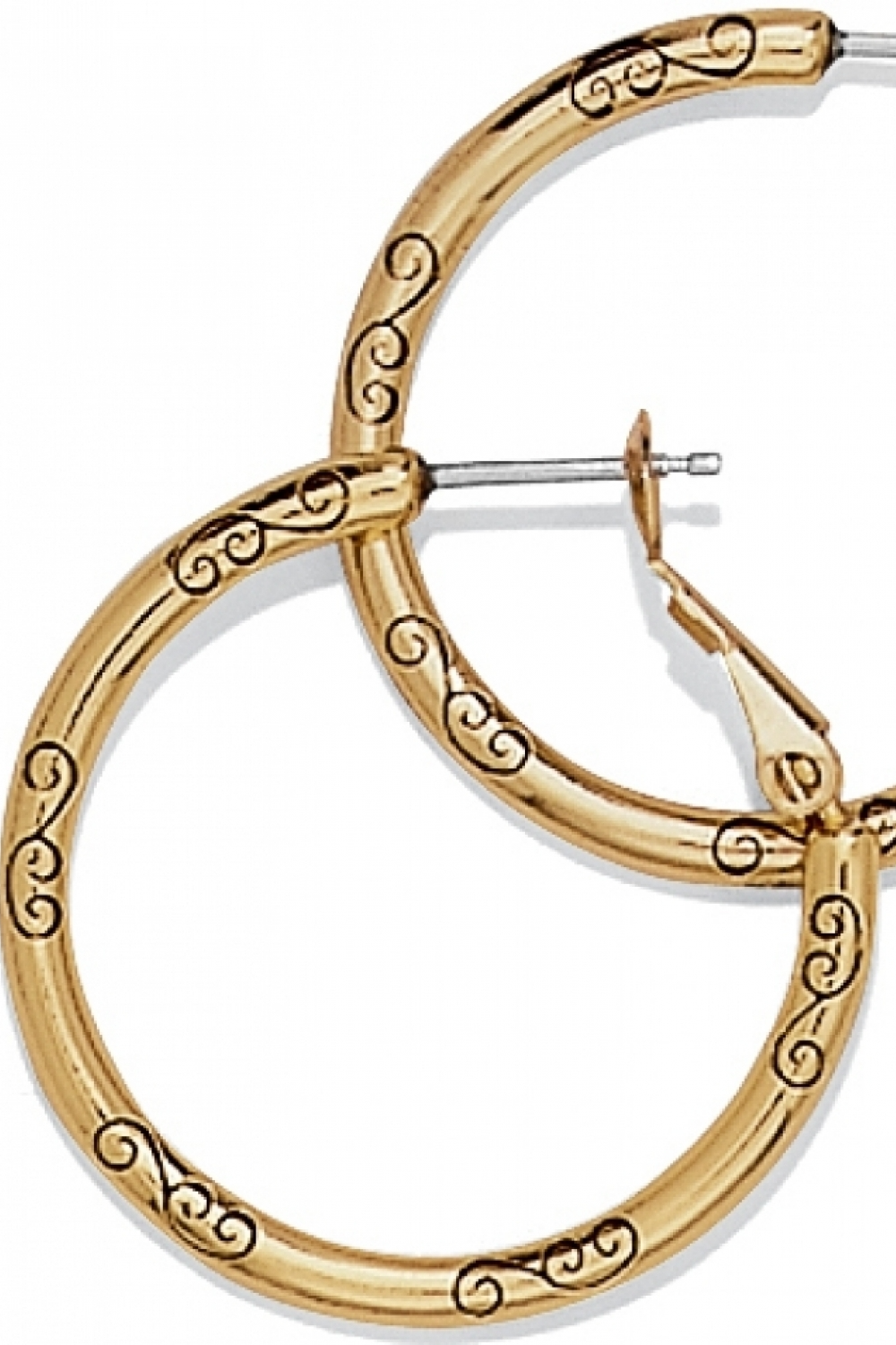 Small Hoop Charm Earrings