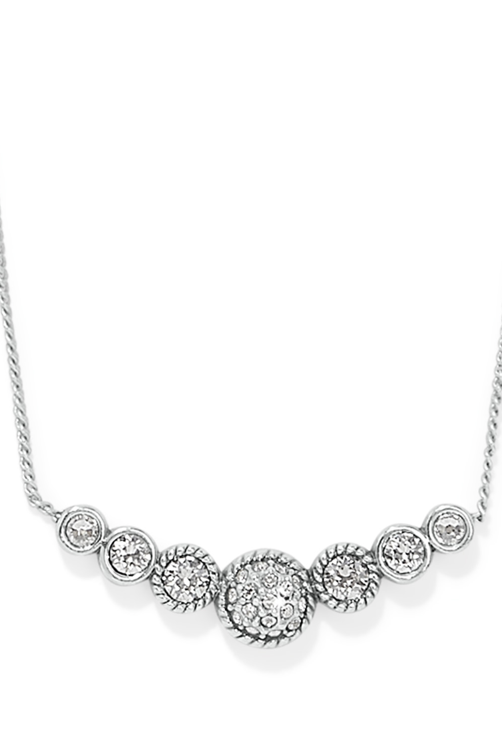Illumina Celeste Bar Silver Necklace