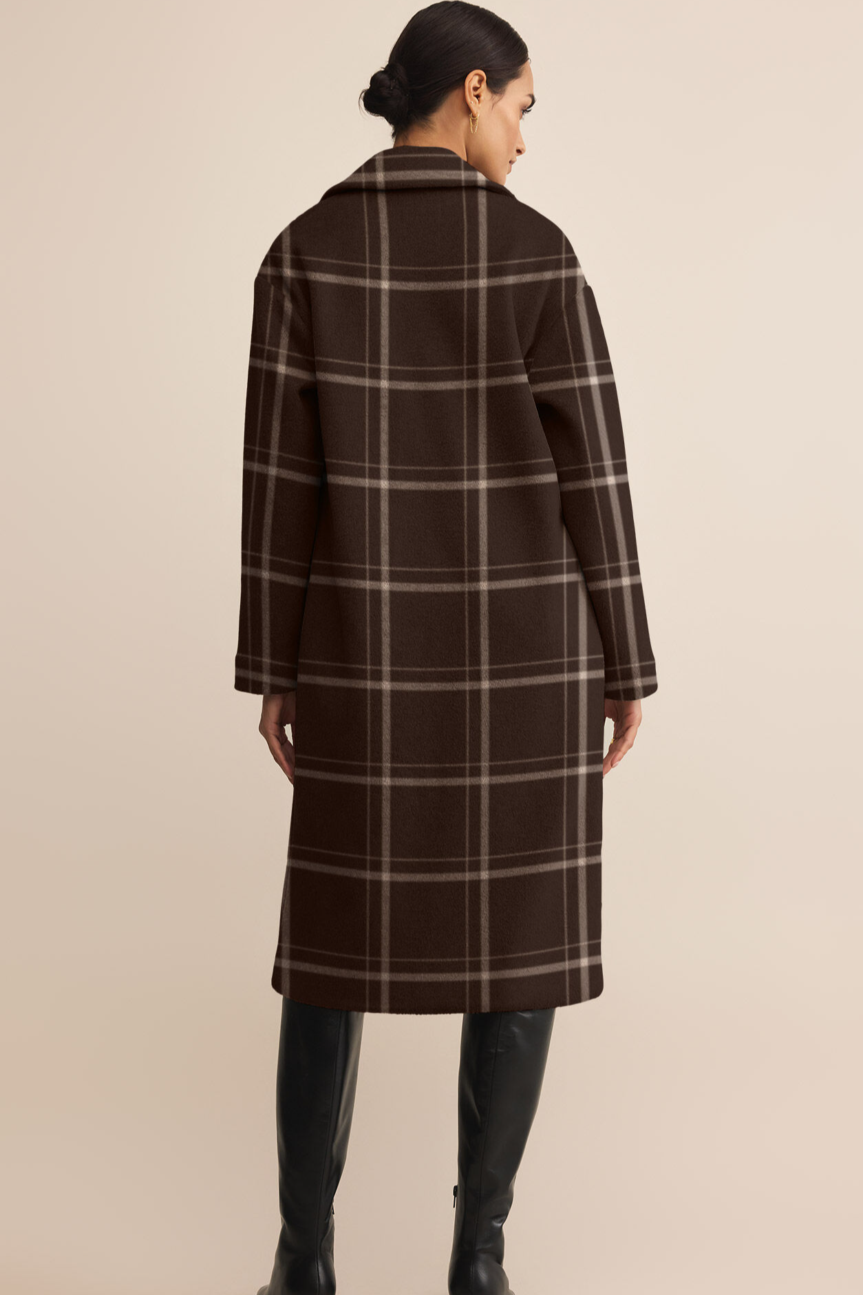 Mason Sweater Plaid Coat