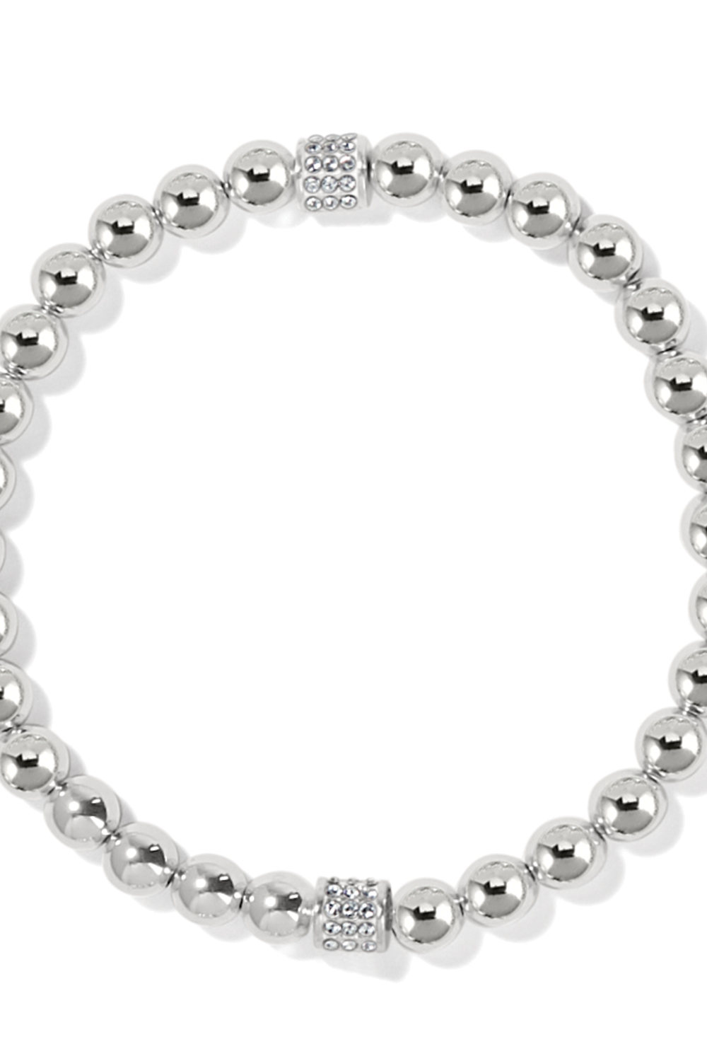 Meridian Petite Silver Stretch Bracelet