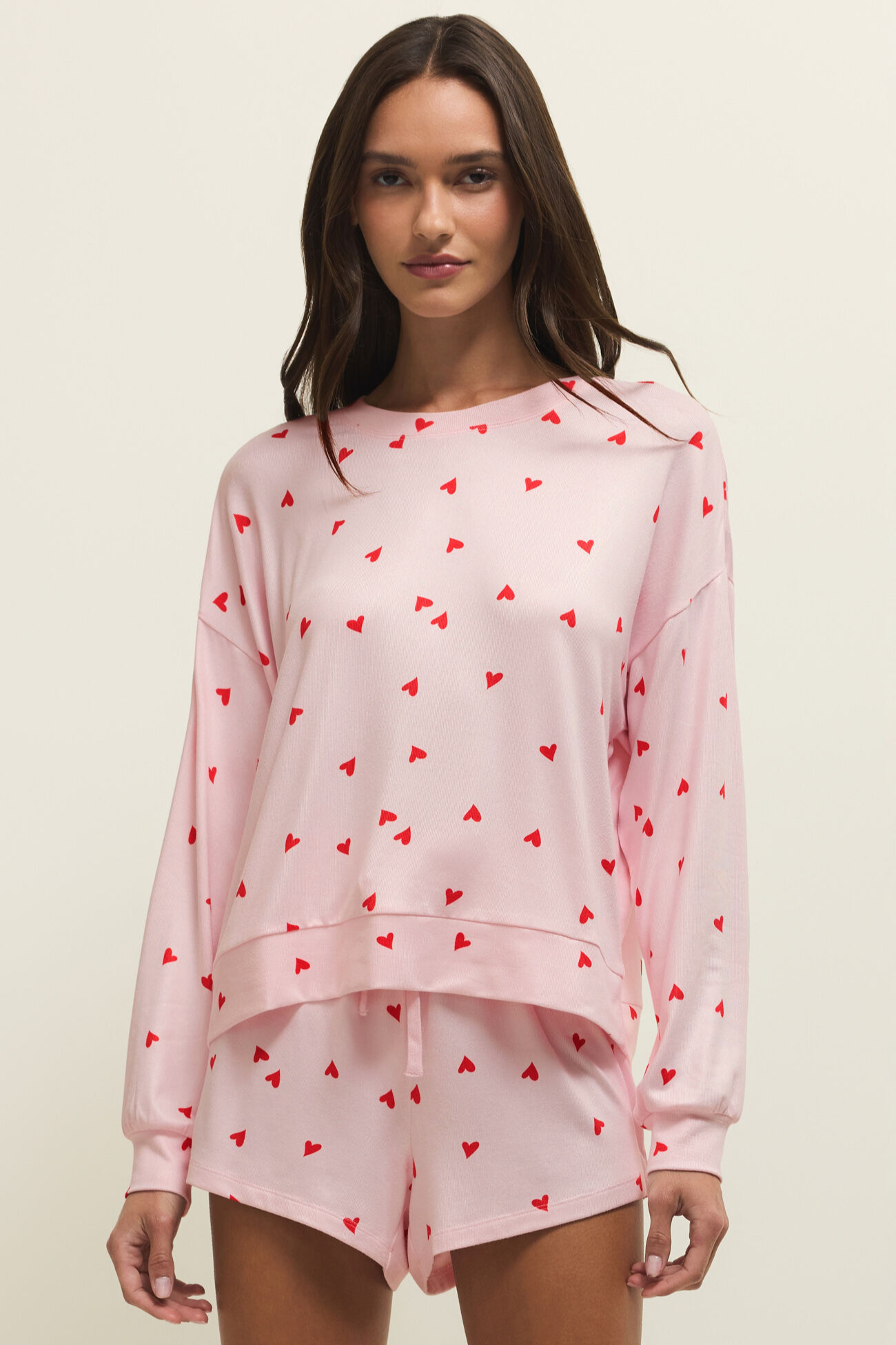 Mira Heart Long Sleeved Top