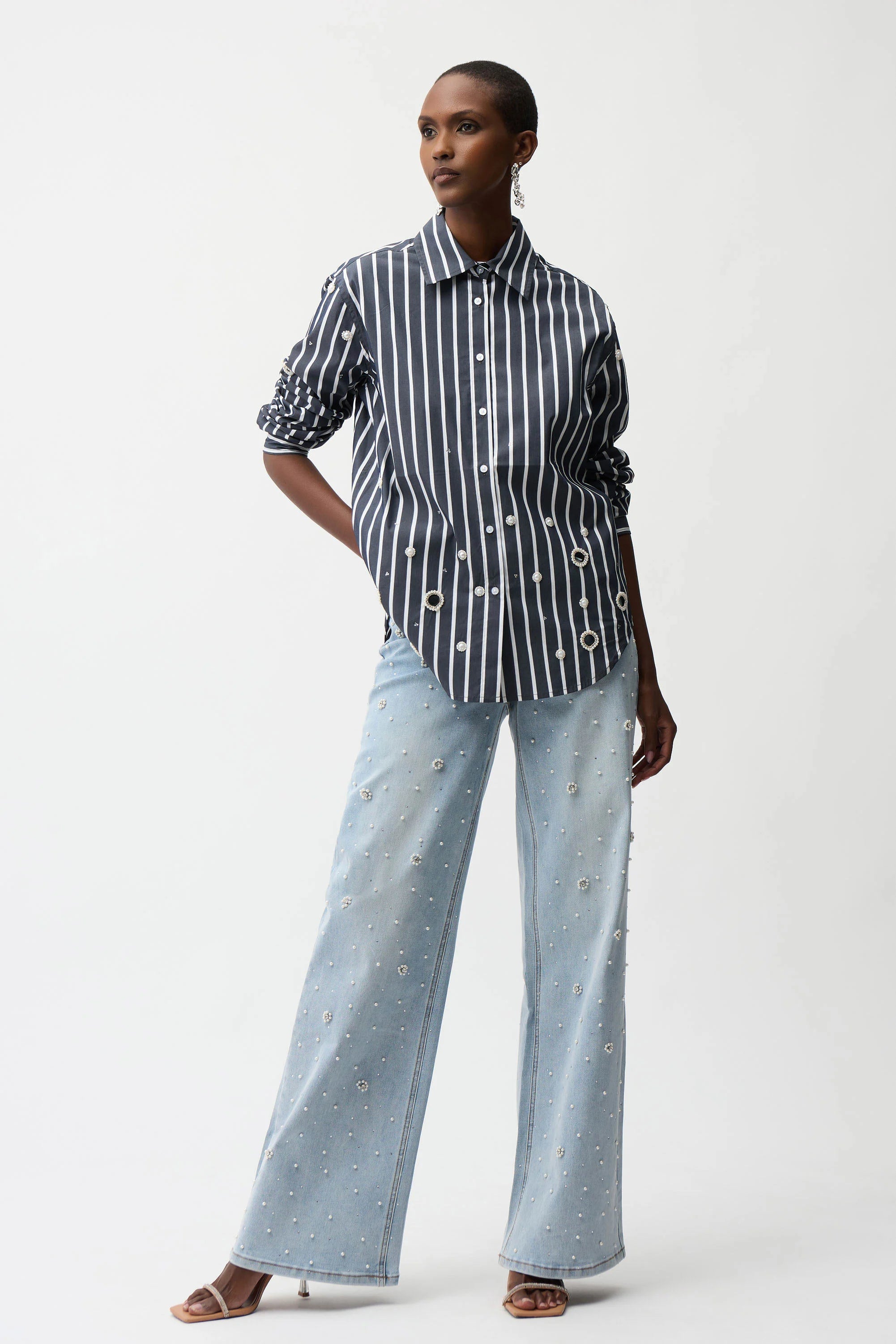 LDS Blouse with Rhinestones