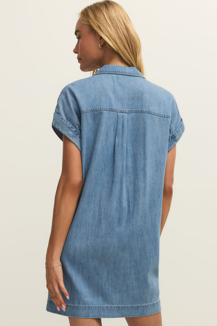 Napa Denim Mini Dress