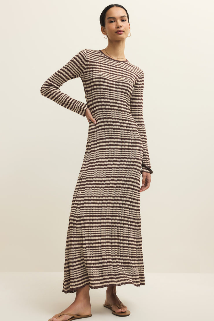 Rosetta Striped Maxi Dress