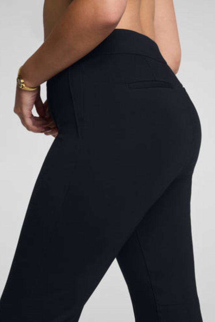 Ponte Kick Flare Pant with Pintuck