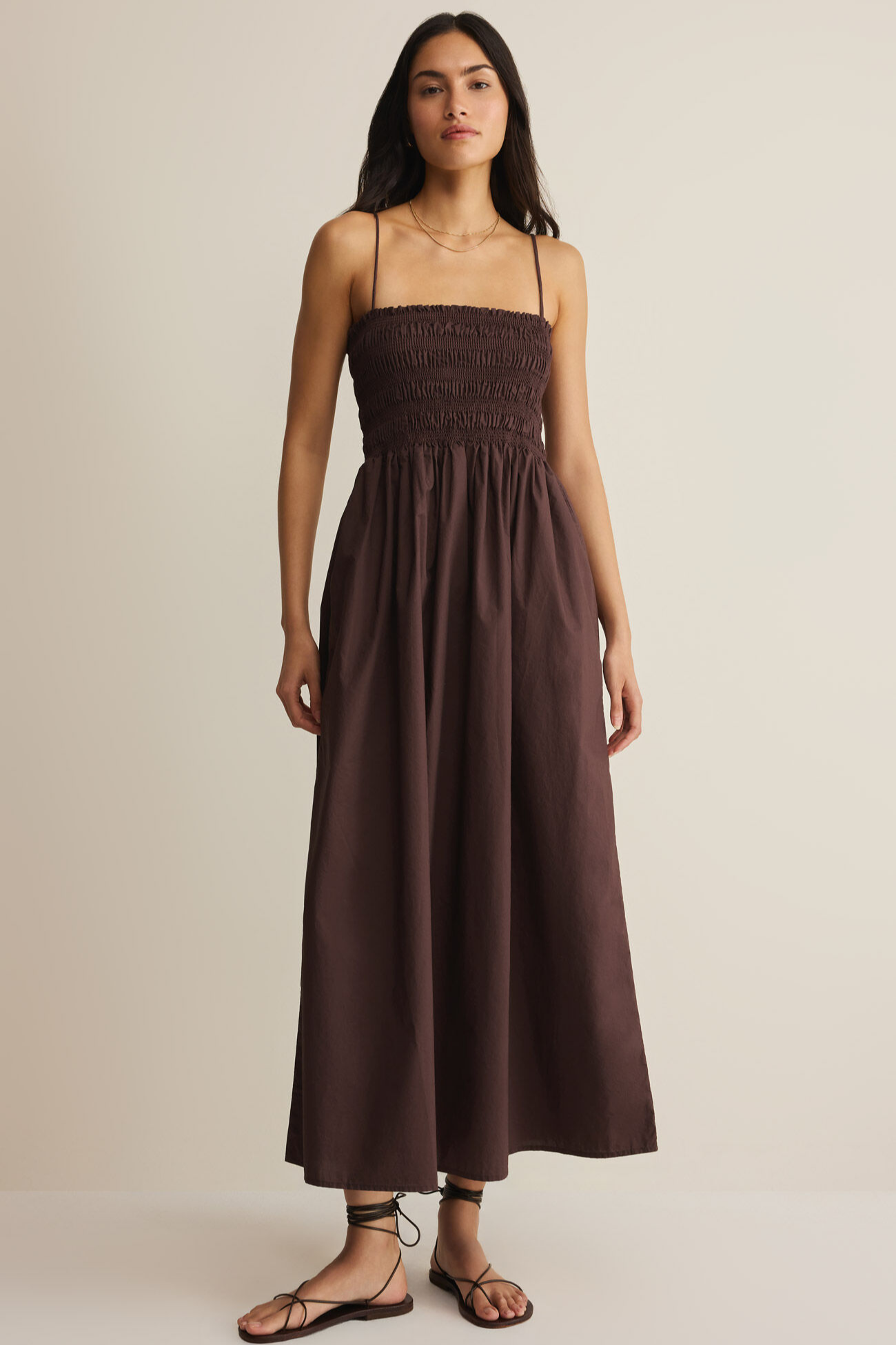 Cornelia Poplin Maxi Dress