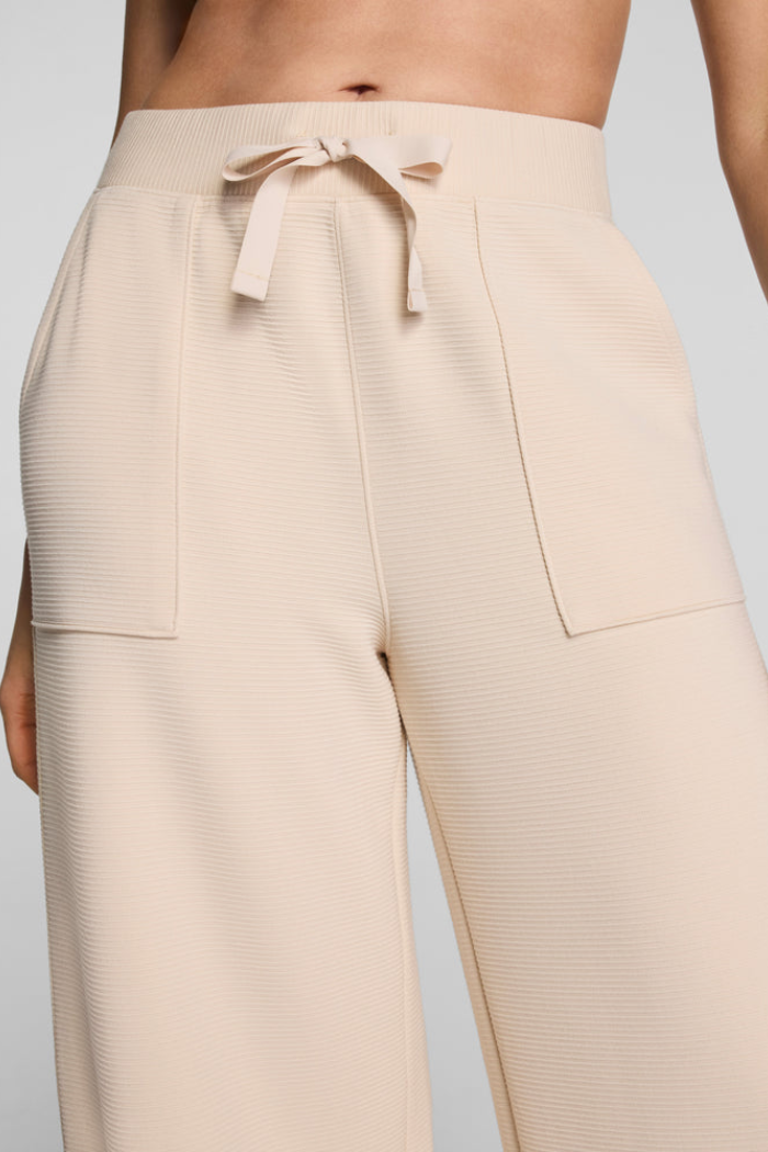 French Rib Wide Leg Pant
