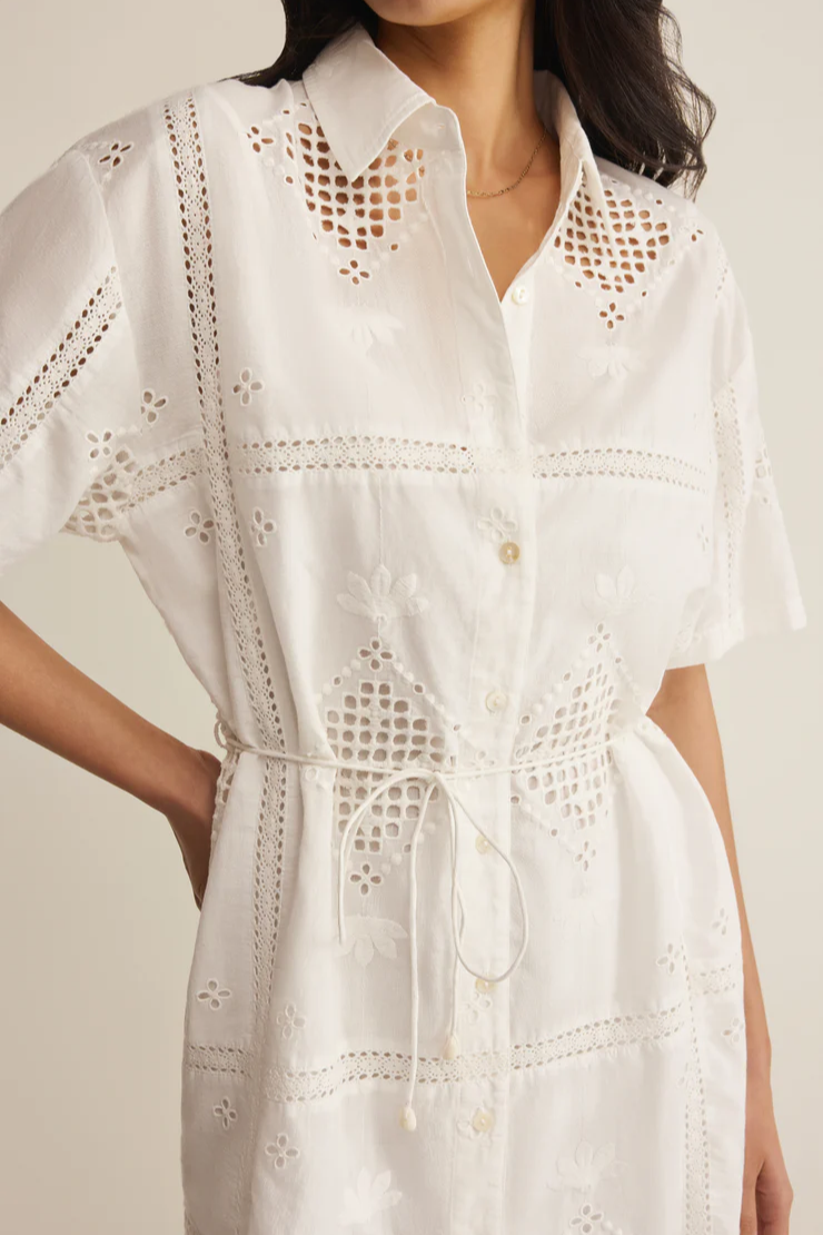 ANNABELLE EYELET DRESS