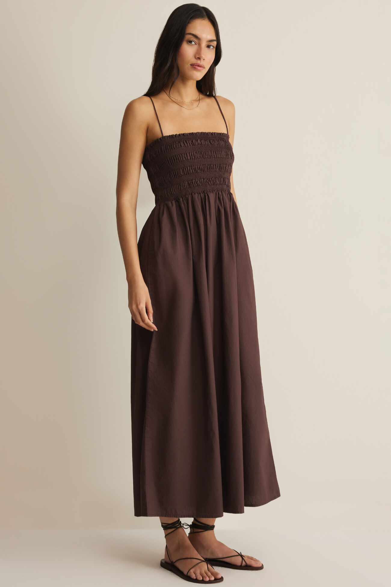 Cornelia Poplin Maxi Dress