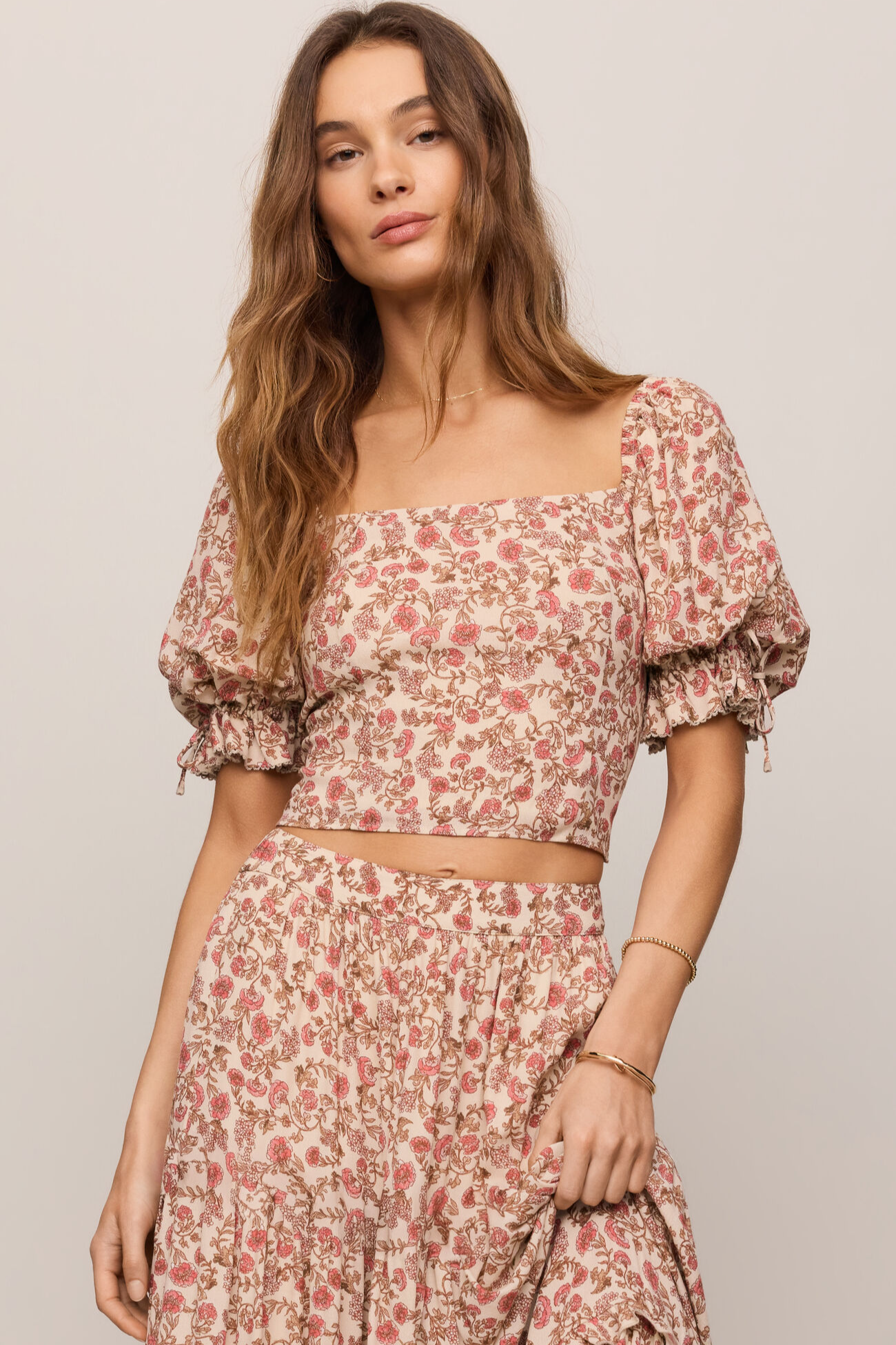 Moira Floral Top