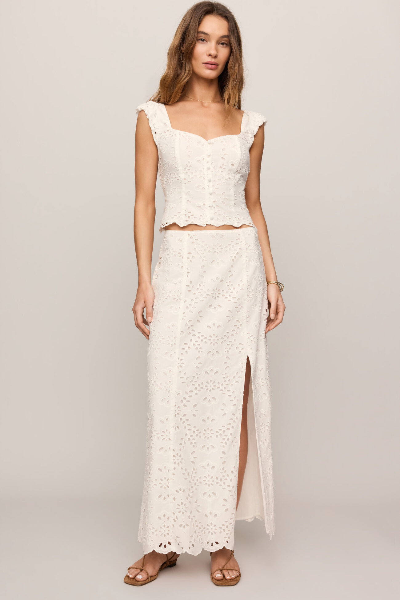 Emrie Eyelet Top