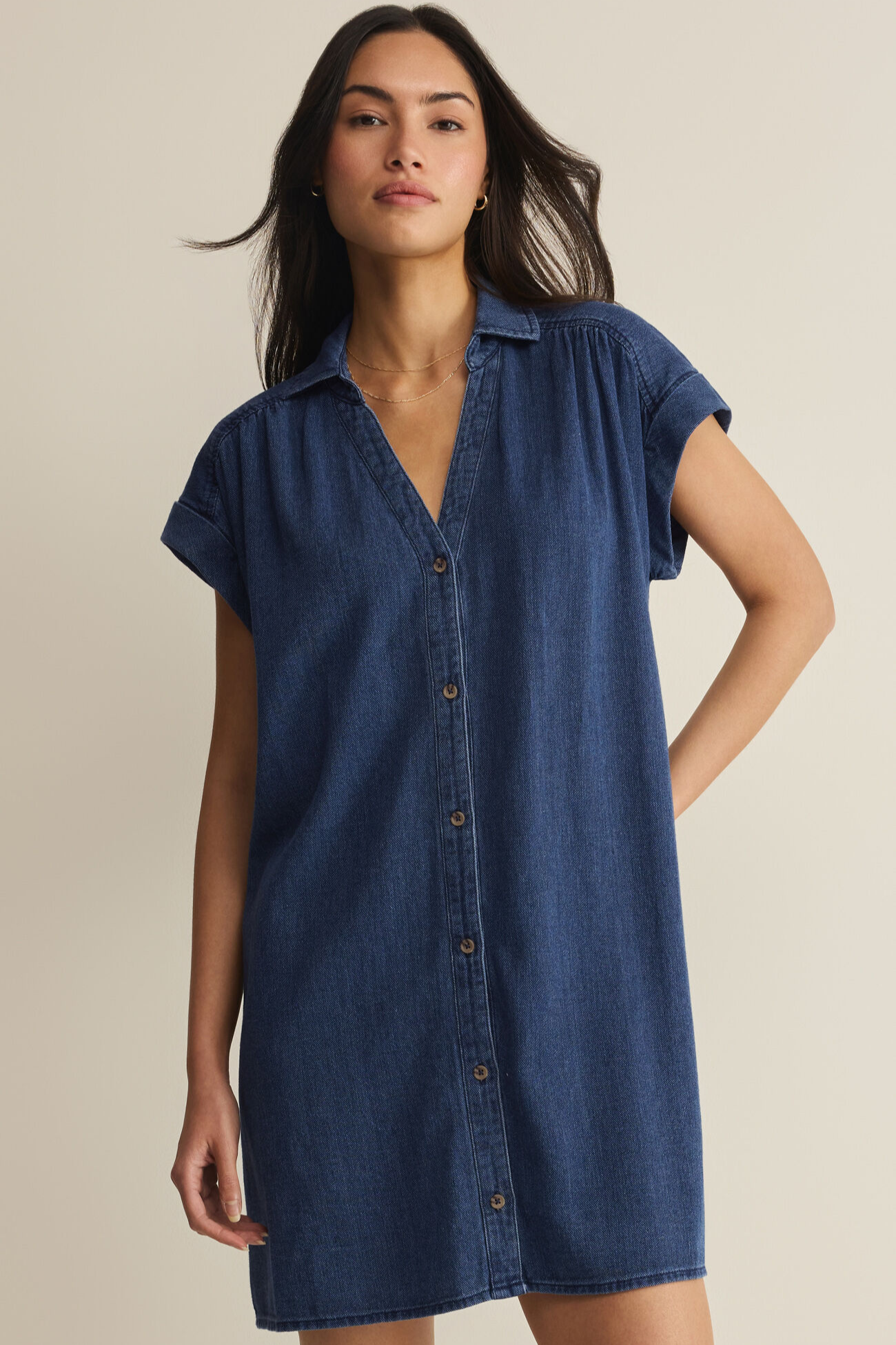 Shellbound Twill Dress