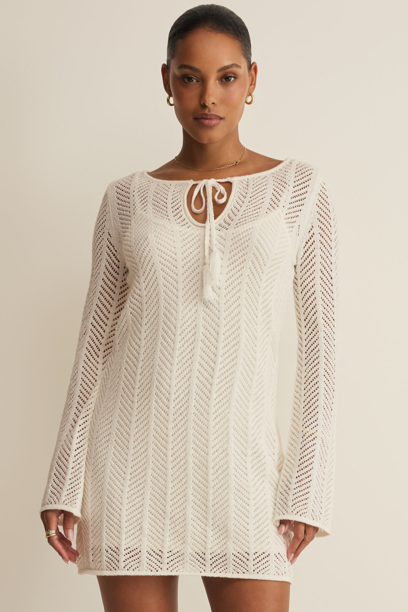 Falling Waters Crochet Dress