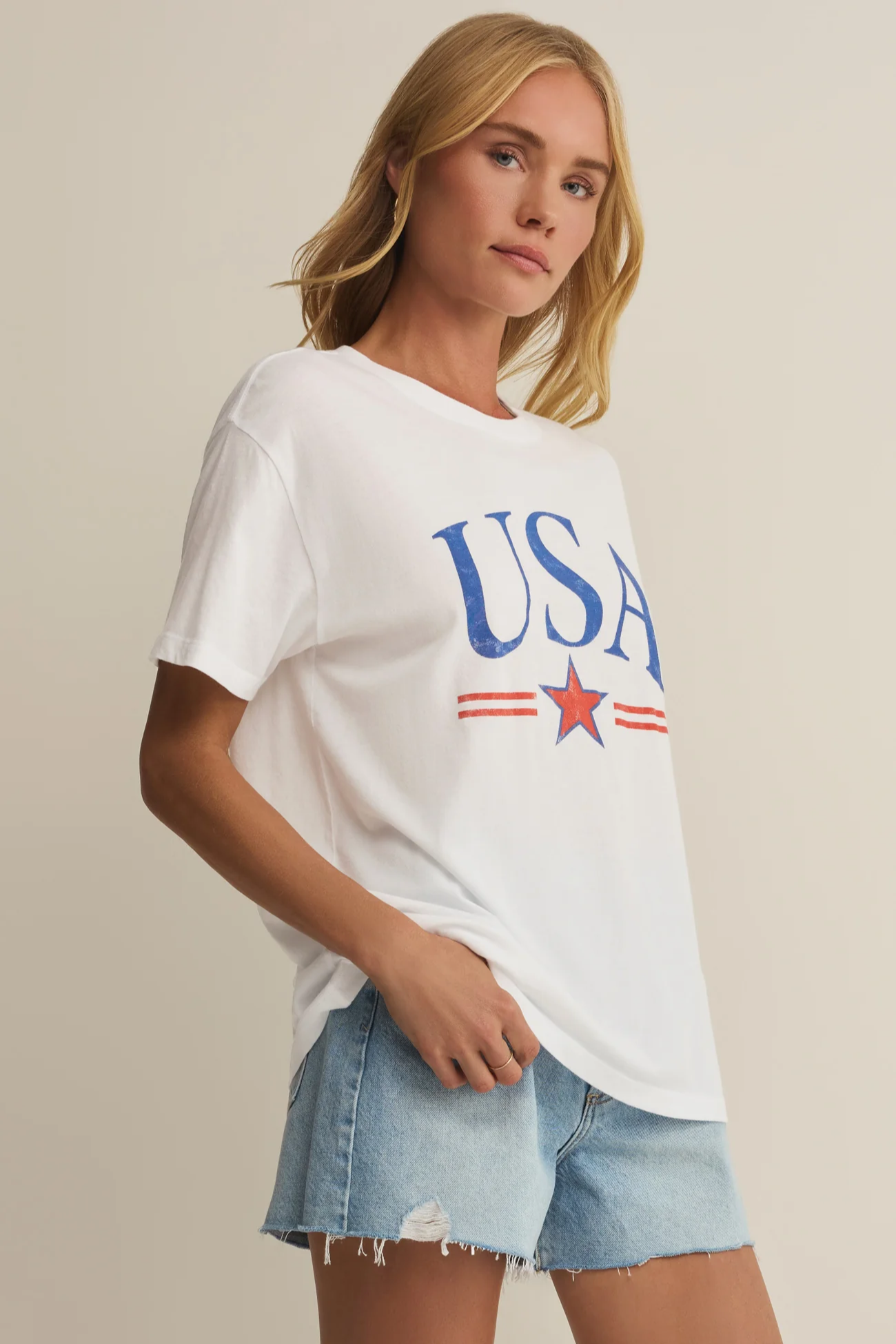 USA Star Boyfriend Tee