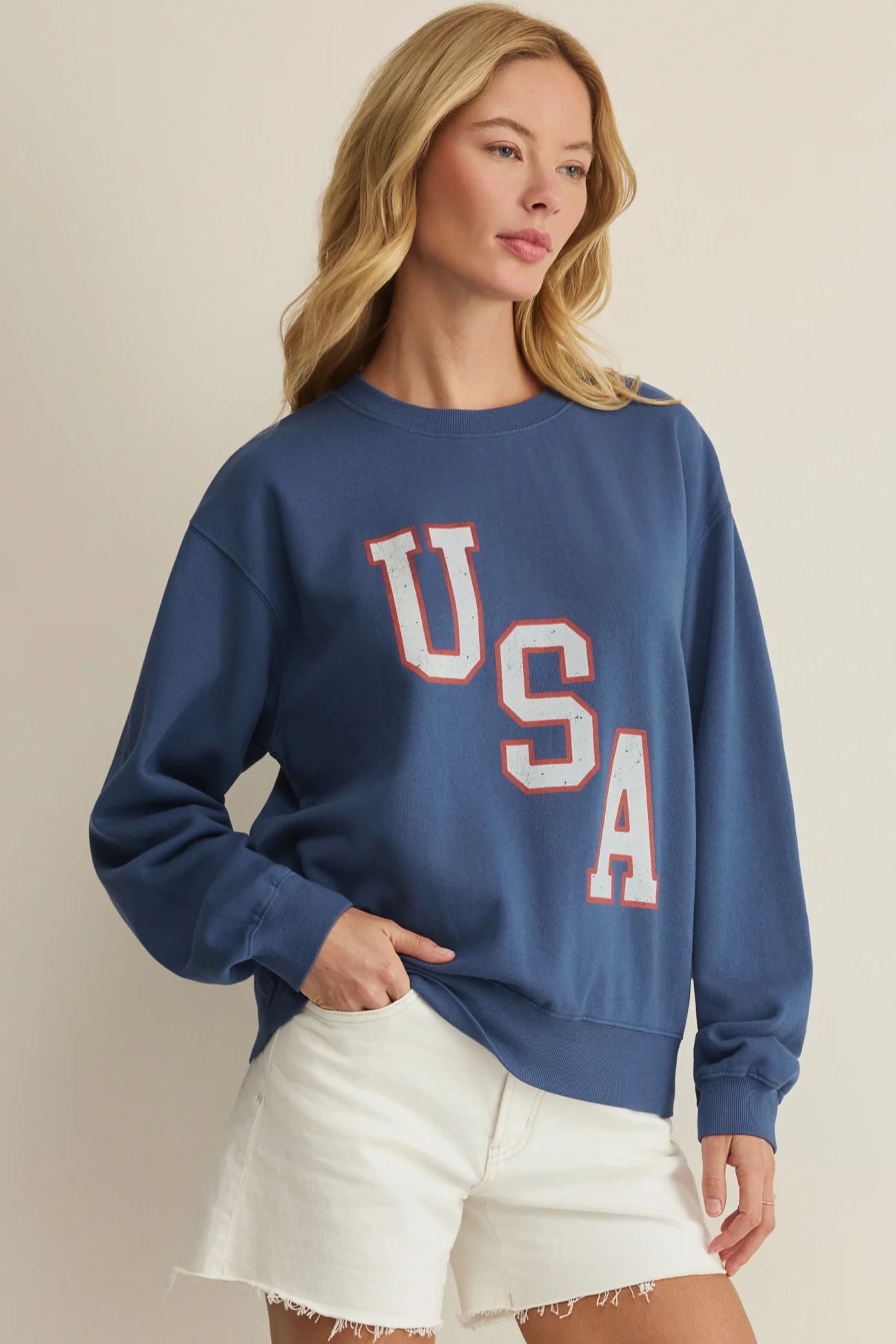 Americana Boyfriend Sweatshirt