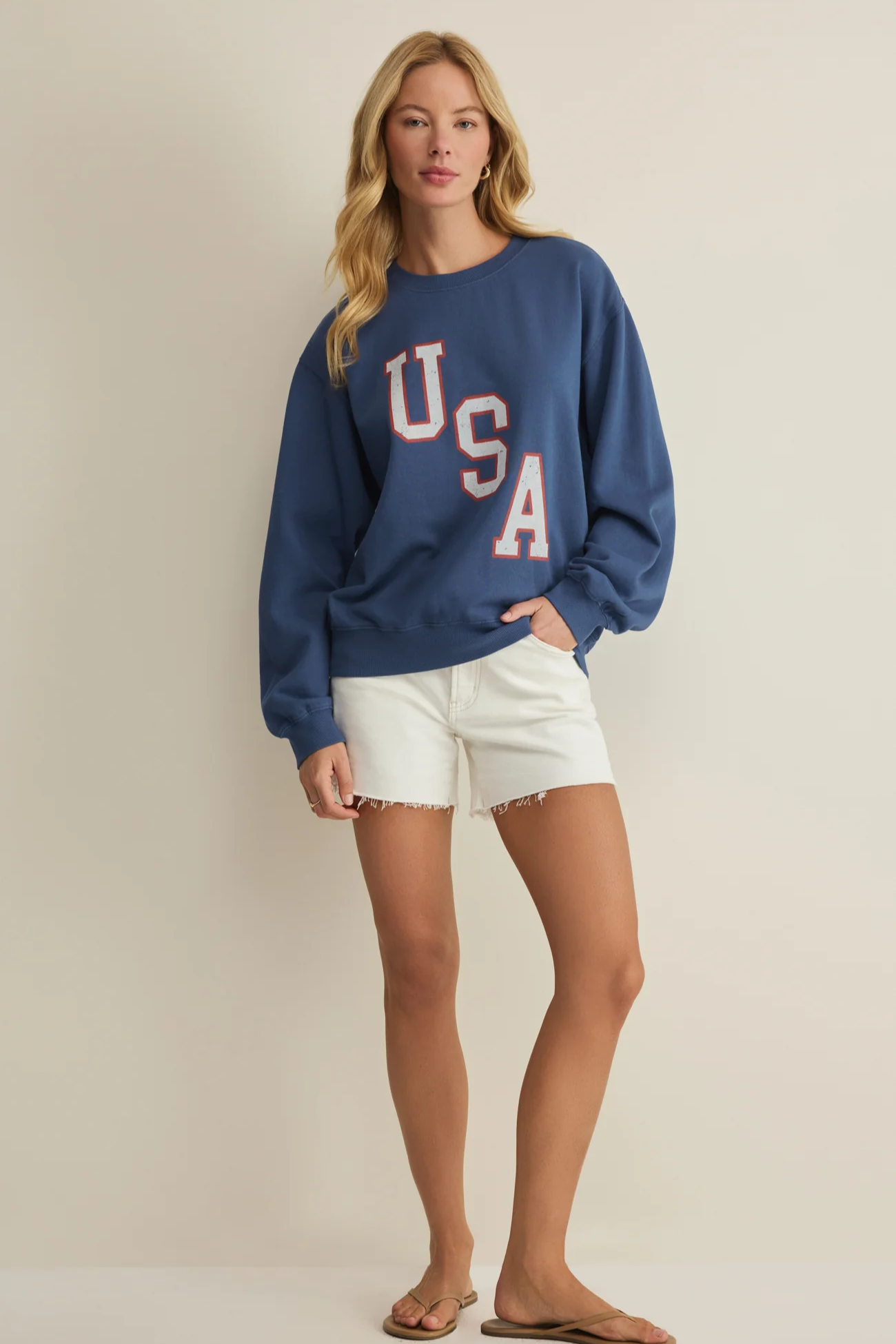 Americana Boyfriend Sweatshirt