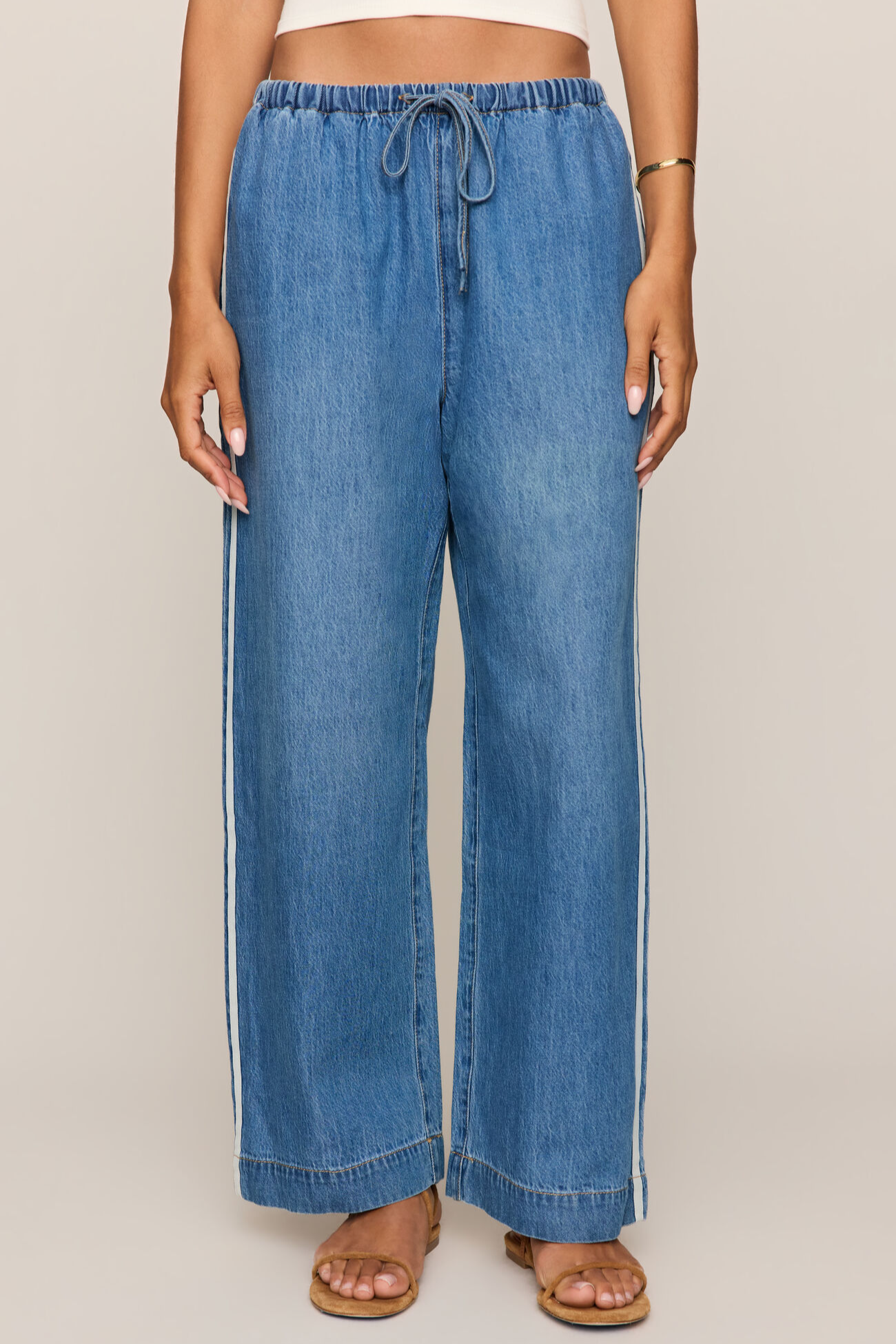 The Sidelines Denim Track Pant