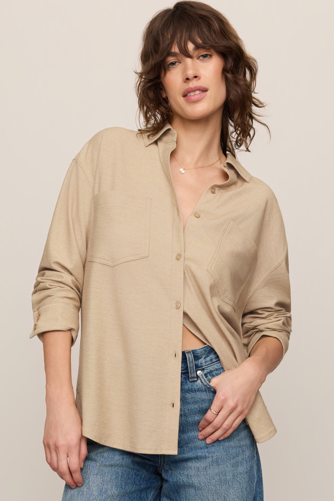 Reese Button Up Top