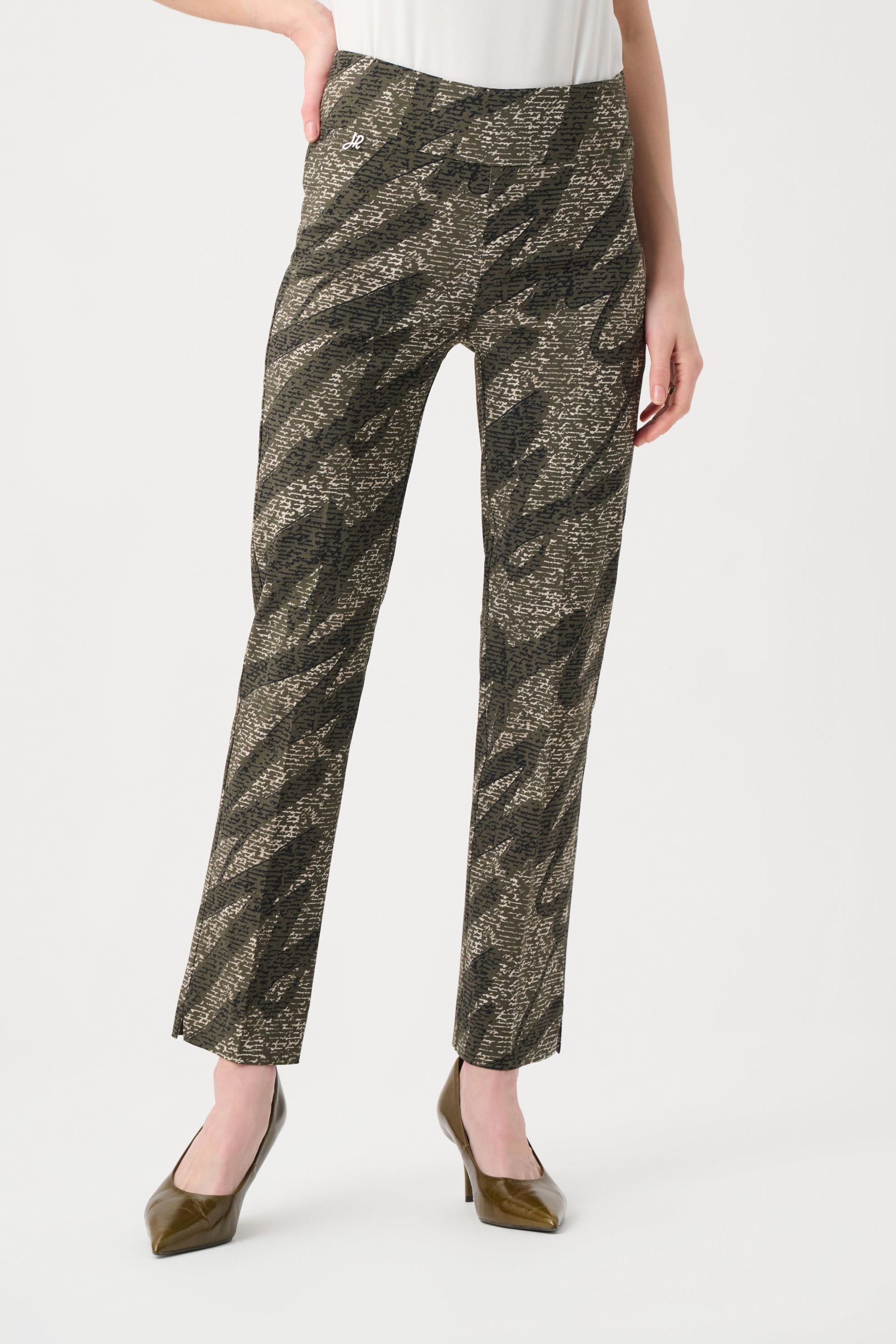 Millennium Abstract Print Pull-On Pants