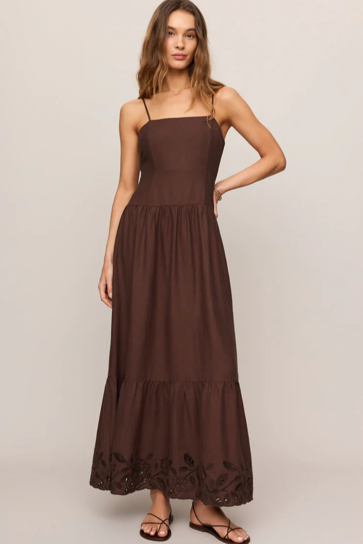 Esti Embroidered Maxi Dress