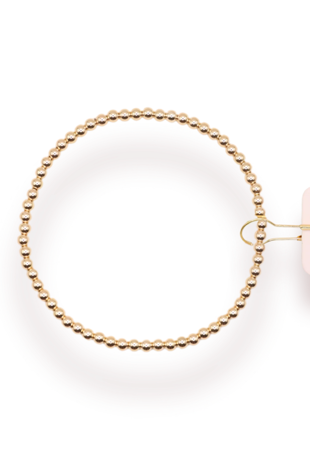 3MM Gold Beaded Bracelet