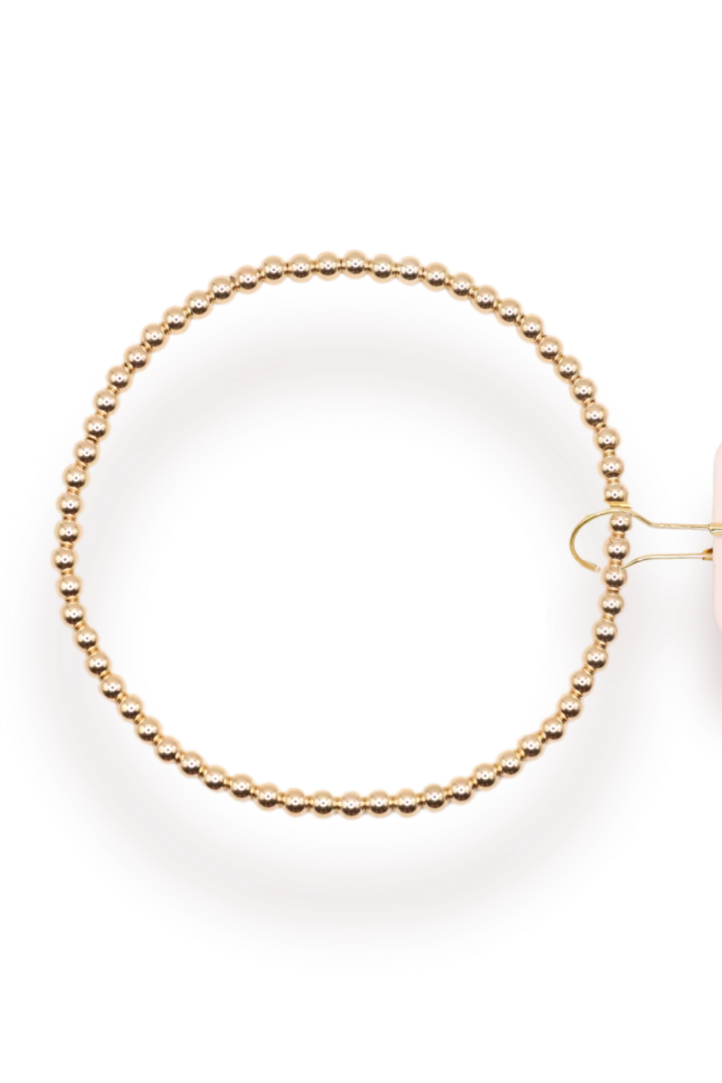 4MM Gold Beaded Bracelet