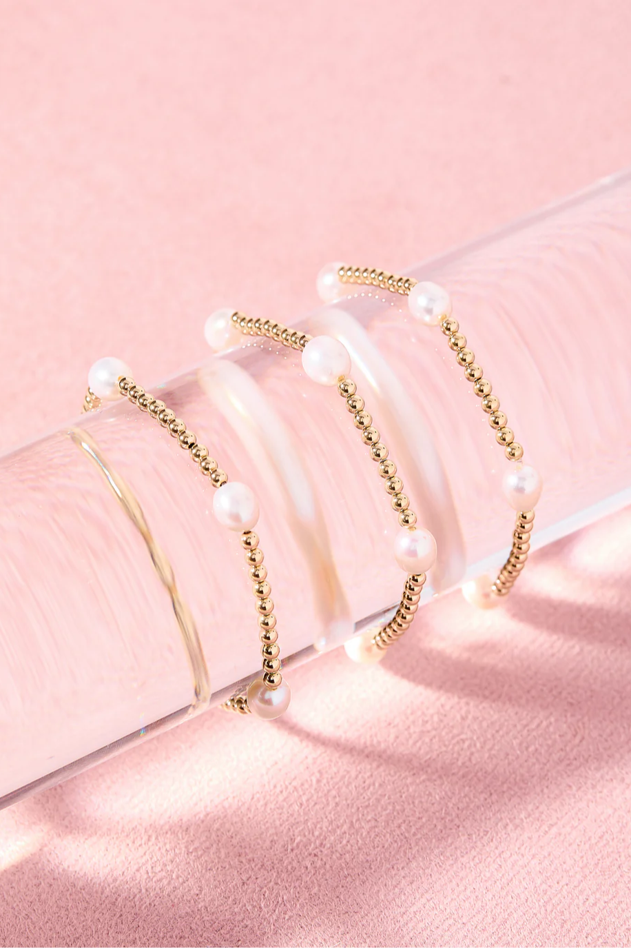 Pearl Poppi Bracelet in Gold