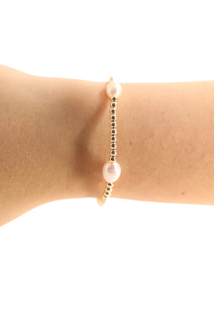 Pearl Poppi Bracelet in Gold