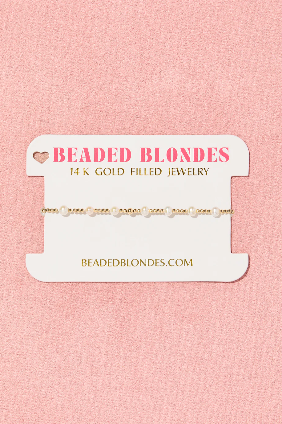 June Pearl Bracelet in Gold