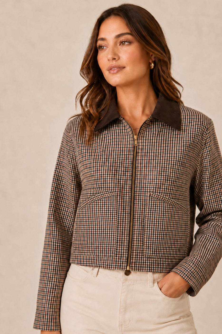 Natalia Zip Front Jacket