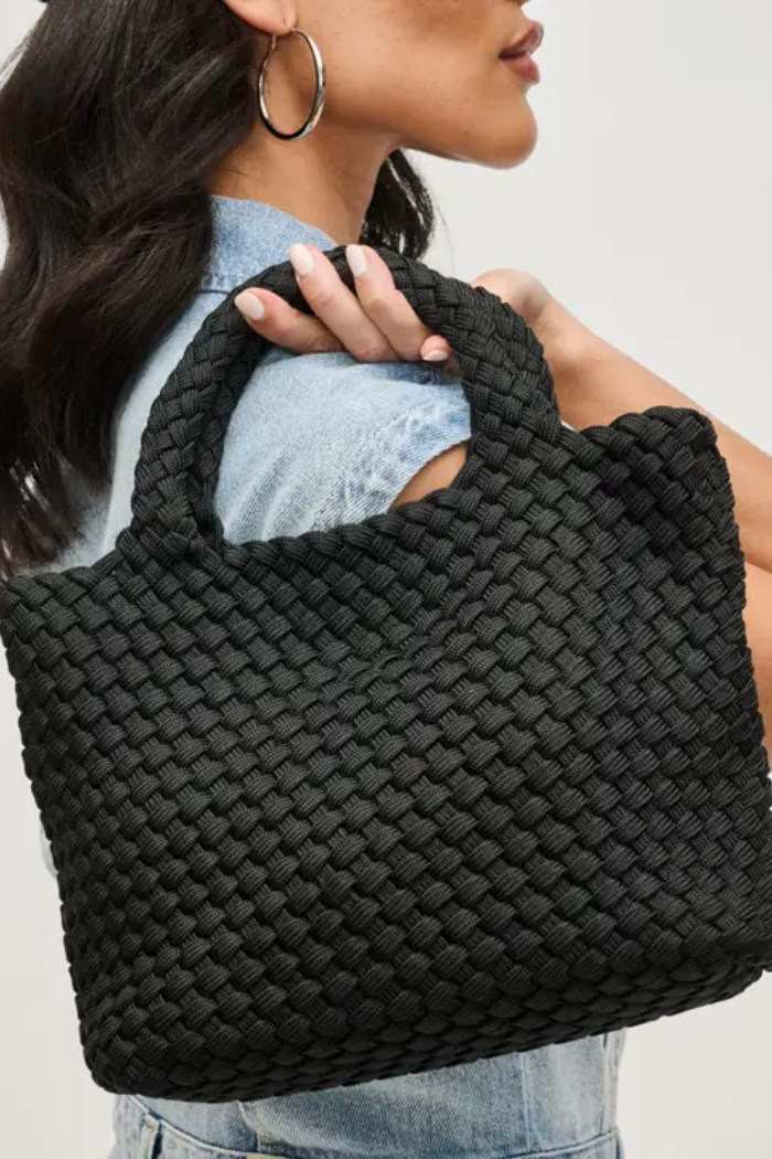 Sky's the Limit Small Woven Neoprene Crossbody