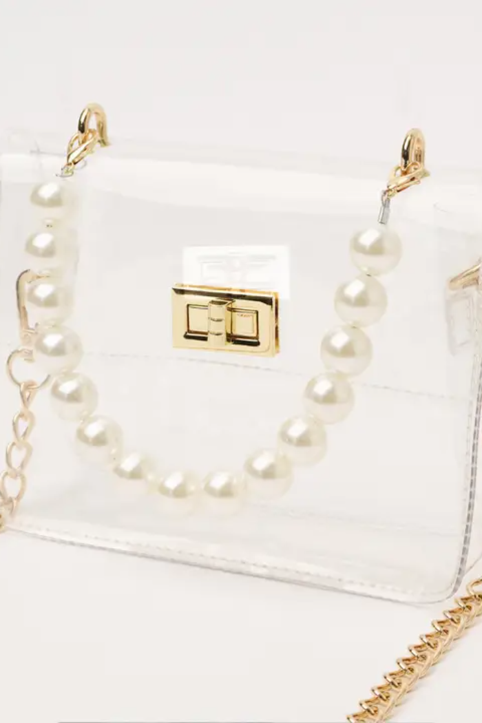 The Audrey Pearl Clear Stadium Bag