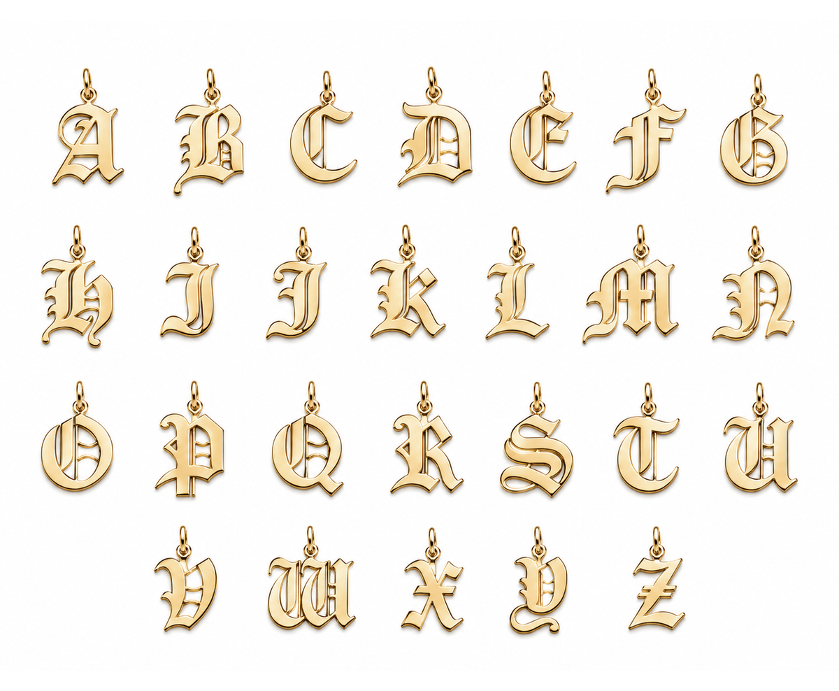 Gothic Initial Charm