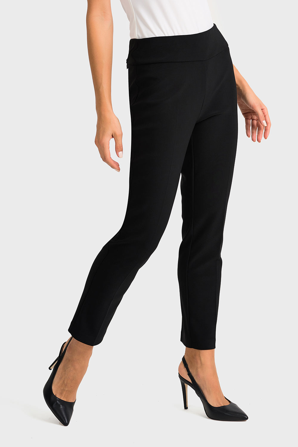 Joseph Ribkoff Black Classic Cropped Pant Style 181089
