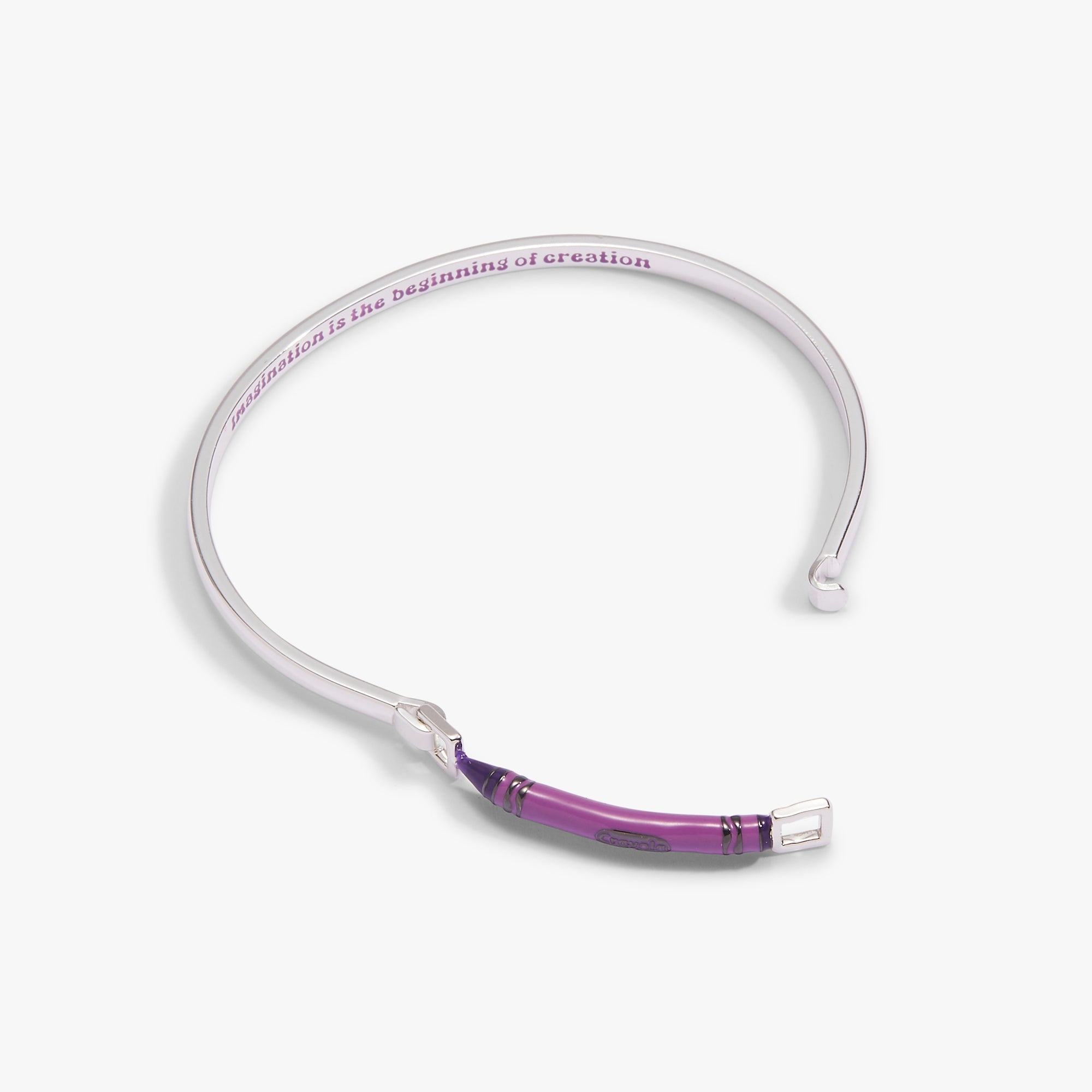 Crayola Purple Crayon Tension Bangle
