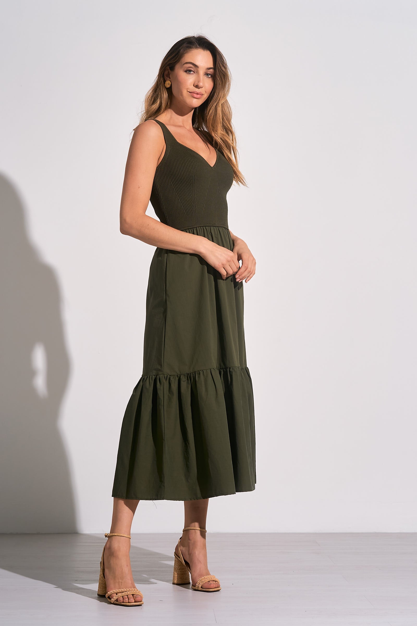 Rhodes Dress Olive